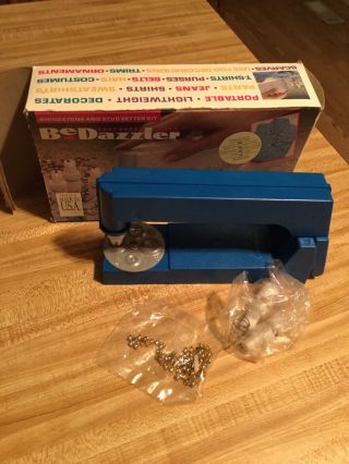 Vintage Stud Setting Bedazzler Design Machine &hand Tool As Seen On Tv,  Open Box