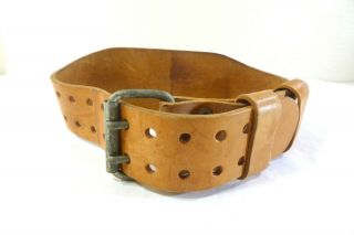 Vintage Mr.  America Weight Lifting Leather Belt Size Small Unisex