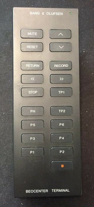 Vintage Bang & Olufsen Beocenter 7700 Remote Control Terminal Only