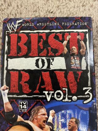 Vintage WWF/WWE Best of Raw Vol.  3 VHS/Tape - Awesome 2