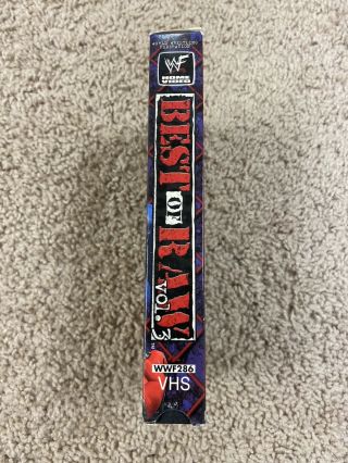 Vintage WWF/WWE Best of Raw Vol.  3 VHS/Tape - Awesome 3