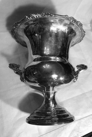 Vintage Sheridan Silver Plate Ornate Champagne Ice Bucket Wine Cooler Ornate Sil