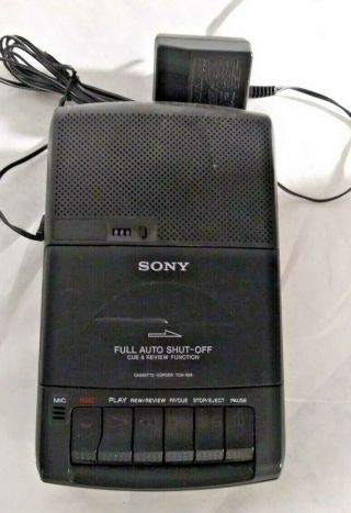 Vintage Sony Portable Cassette Player/ Recorder Model Tcm - 929