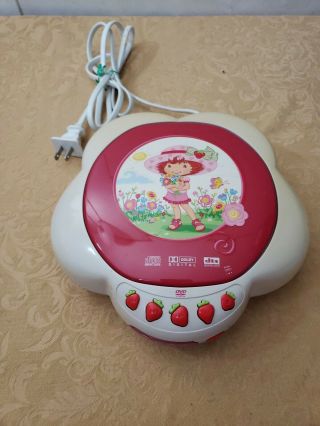 Vintage Strawberry Shortcake Dvd Player With Remote Control