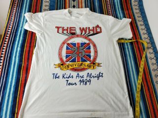 Vtg The Who 1989 25th Anniversary Kids Are Alright 