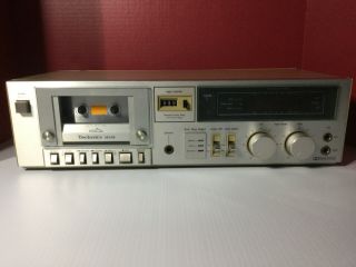 Vintage Technics Rs - M218 Stereo Cassette Deck: Tested/working.