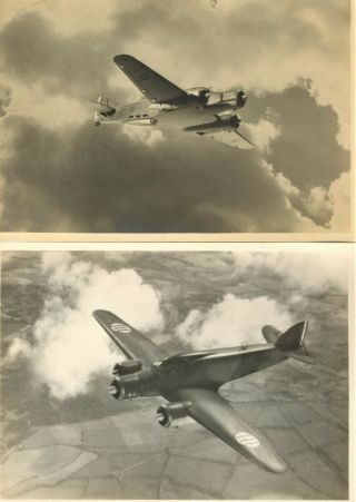 Two Rare Photographs Of A Savoia - Marchetti Of The Italian Air Force