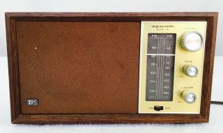 11 " Vintage Realistic Mta - 8 Am/fm Electric Radio -