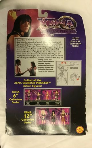 1998 ToyBiz Xena Sins of the Past - Sword Drawing Action Action Figure Vintage 2