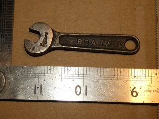 Rare Vintage Bsa No 20 3ba Wrench Toolkit Spanner