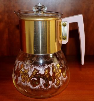Vintage Perc - King By Handcraft Pink & Gold Coffee Pot - 10 Cup