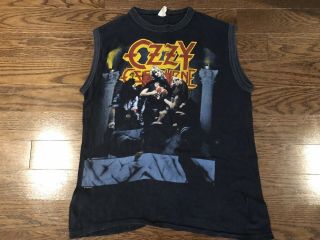 Vtg 1983 Ozzy Osbourne Concert Tour Shirt,  Iron Maiden,  Black Sabbath,  Kiss