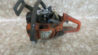 Vintage Husqvarna 41 Chainsaw Chain Saw Parts Or Project