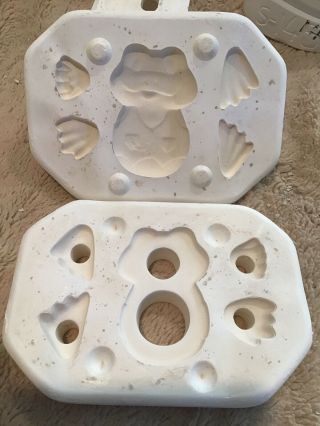Vintage 1990 Dona’s Slip Casting Ceramic Molds Posie Frog D770 Magnet