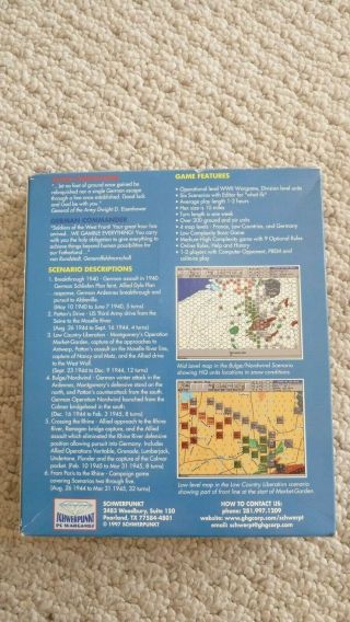 Vintage PC War games by Schwerpunkt RARE Collector ' s Items on 3.  5 