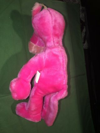 VTG Mighty Star Plush Pink Panther Stuffed Animal Doll Toy 1980 15” 2