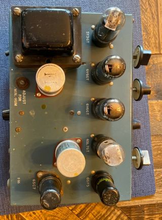 RCA Vintage SVP - 10 MI - 12198 tube amplifier 6V6 Look at Pictures 3