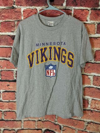 Vintage Minnesota Vikings Champion T Shirt Size Large