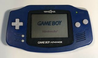 Vintage Toys R Us Blue Nintendo Gameboy Advance Authentic Limited Edition