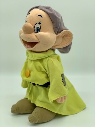 Disney Snow White And The 7 Dwarfs Dopey Plush Doll Collectible Vintage Toy