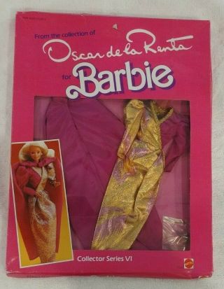 Oscar De La Renta For Barbie Collector Series Vi (c) 1984 In