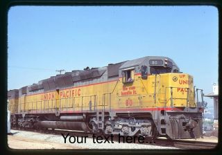 P849 Orig Slide Union Pacific 80 Dd35 On 3 - 79