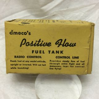 Vintage Radio Control Fuel Tank By Dmeco 