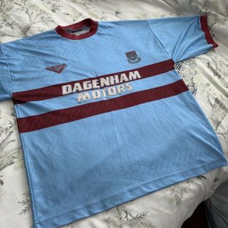 West Ham United Fc Vintage Football Shirt 1993/94 Away Pony Xl Extra Large 1994