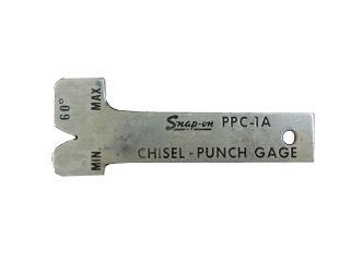 Snap - On Ppc - 1a Chisel Punch Gage Gauge Vintage Usa