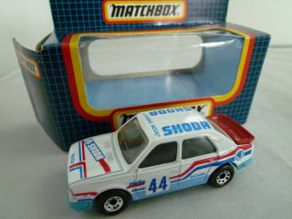 Vintage Matchbox Mb - 44 Skoda 130 Lr Rally Car Issued 1986