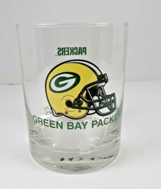 Vintage 1997 Green Bay Packers Bowl Xxxi Champions Glass Shell Gas 12 Oz