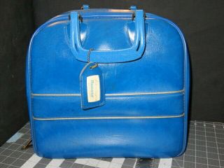 Vintage Brunswick Bowling Ball Bag Blue