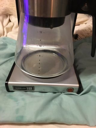 Vintage Norelco 12 Cup Dial A Brew Electric Coffee Maker Model HB5150 1500W 2