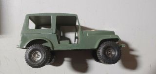 Vintage Processd Plastic Co 9370 Army Jeep