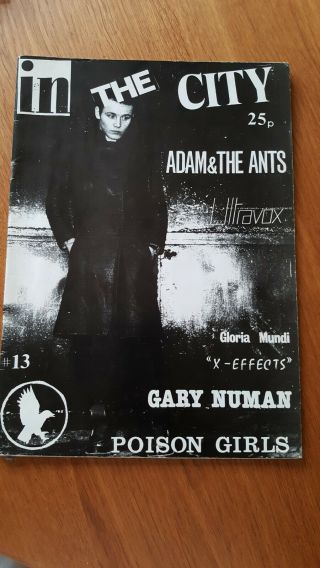 Adam & The Ants In The City Vintage Fanzine No 13