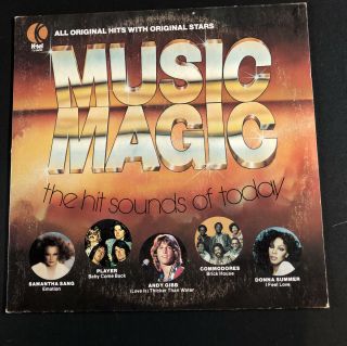 K - Tel Music Magic Vintage Vinyl Album 1978 With Andy Gibb & Donna Summer