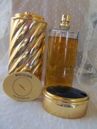 Vintage Boucheron Eau De Parfum 2.  5 Fl Oz Womens Perfume Spray Edp 95 Full