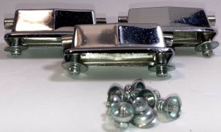 3 Pearl Vintage 70s Snare Drum Lugs Complete W/extra Mounting Screws