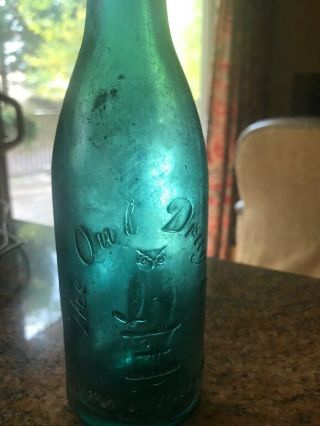 Vintage Owl Drug Co.  San Francisco Green Bottle