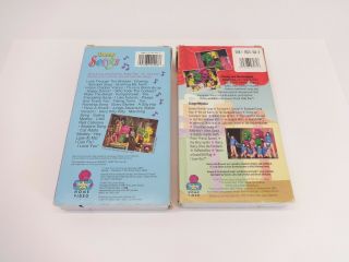 BARNEY BUNDLE VHS TAPES [LOT OF 2] Barney Songs,  Barney In Concert,  VINTAGE 2