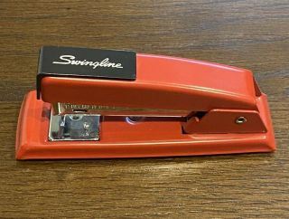 Swingline Vintage Metal Stapler Model 711 Red -