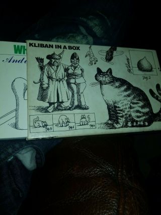 Vintage Kliban Cat In A Box By B.  Kliban (1977)