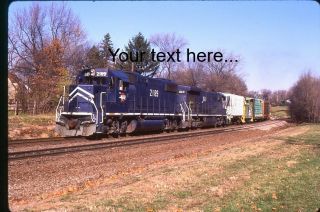 O314 Orig.  Slide Missouri Pacific 2189,  4641 At Websters Grove,  Mo 1987