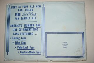 1966 Ad Fan Package With All You Need To Sell An Ad Fan