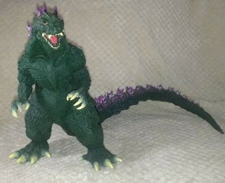 Banpresto 11 " Godzilla 2000 Vinyl Figure Green Sofubi Vintage