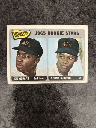 Joe Morgan/ Sonny Jackson: 1965 Topps: Houston Colt.  45s Rookie 16 No Creases