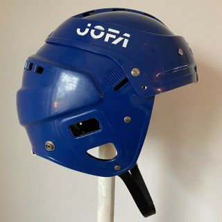 JOFA hockey helmet 390 SR blue vintage classic 2