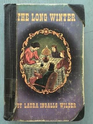 Vintage 1940 The Long Winter Hardcover Book Laura Ingalls Wilder