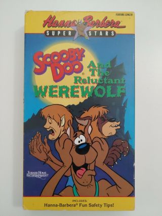 Scooby - Doo And The Reluctant Werewolf (vhs,  1992) Vintage Hanna Barbera