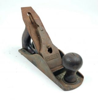 Vintage Stanley Bailey No.  4 Wood Plane Made In The U.  S.  A
